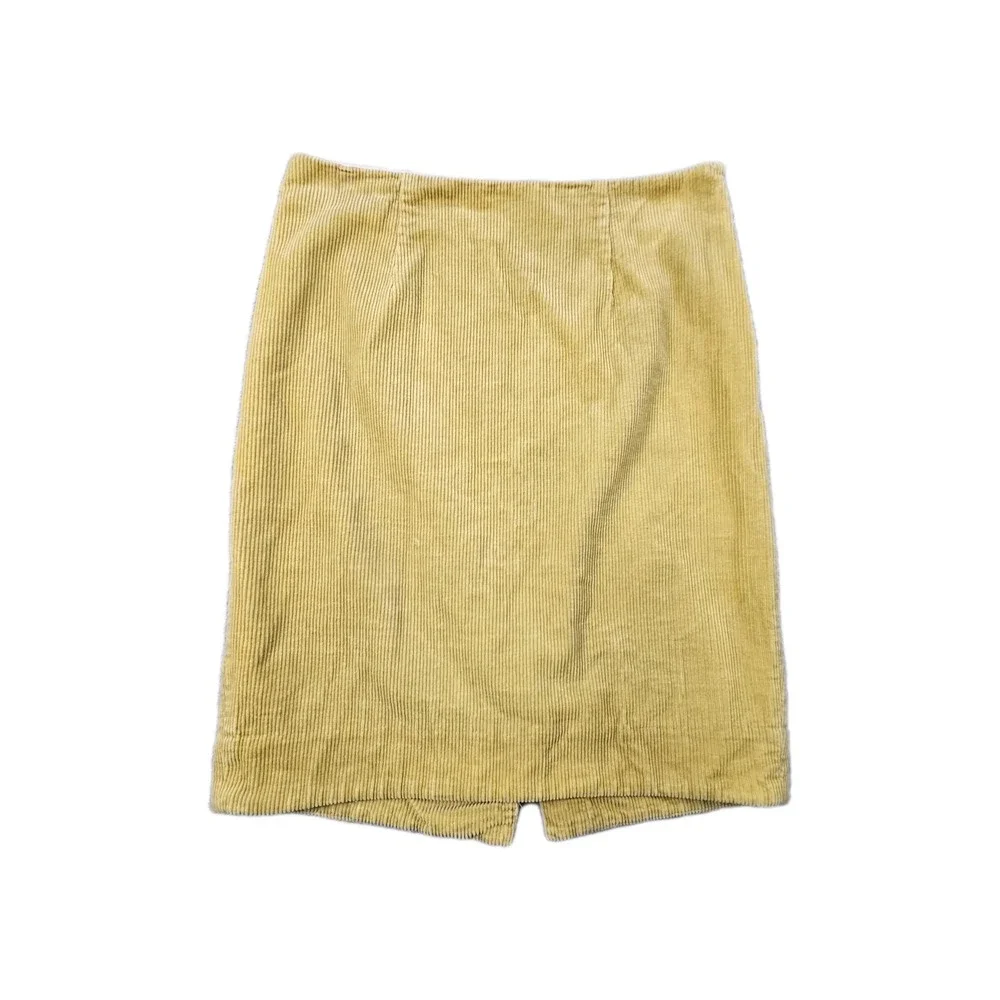 Maeve Anthropologie Skirt 6 Corduroy Pencil‎ Modern Boho Librarian Heritage Chic